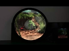 Круглый сенсорный LCD дисплей AIO