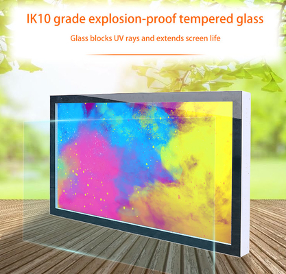 55" 4K Ultra Slim LCD Display TNI Panel IP65 Outdoor All Weatherproof Media Player Digital Signage