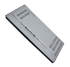 18.5 inch industrial flush mount PCAP touchscreen LCD Monintor Display with DVI,VGA,HDMI input for koisk, gaming