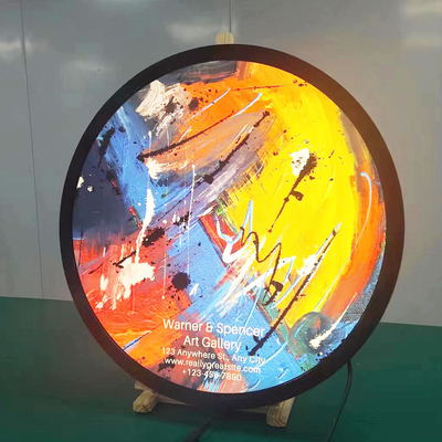 ITD 23.6'Round Touchscreen LCD AIO Display High Brightness 1920×1080 Промышленный класс для использования на открытом воздухе, например, для открытого тотема, открытого киоска, автоматизации заводов, военных, транспорта.
